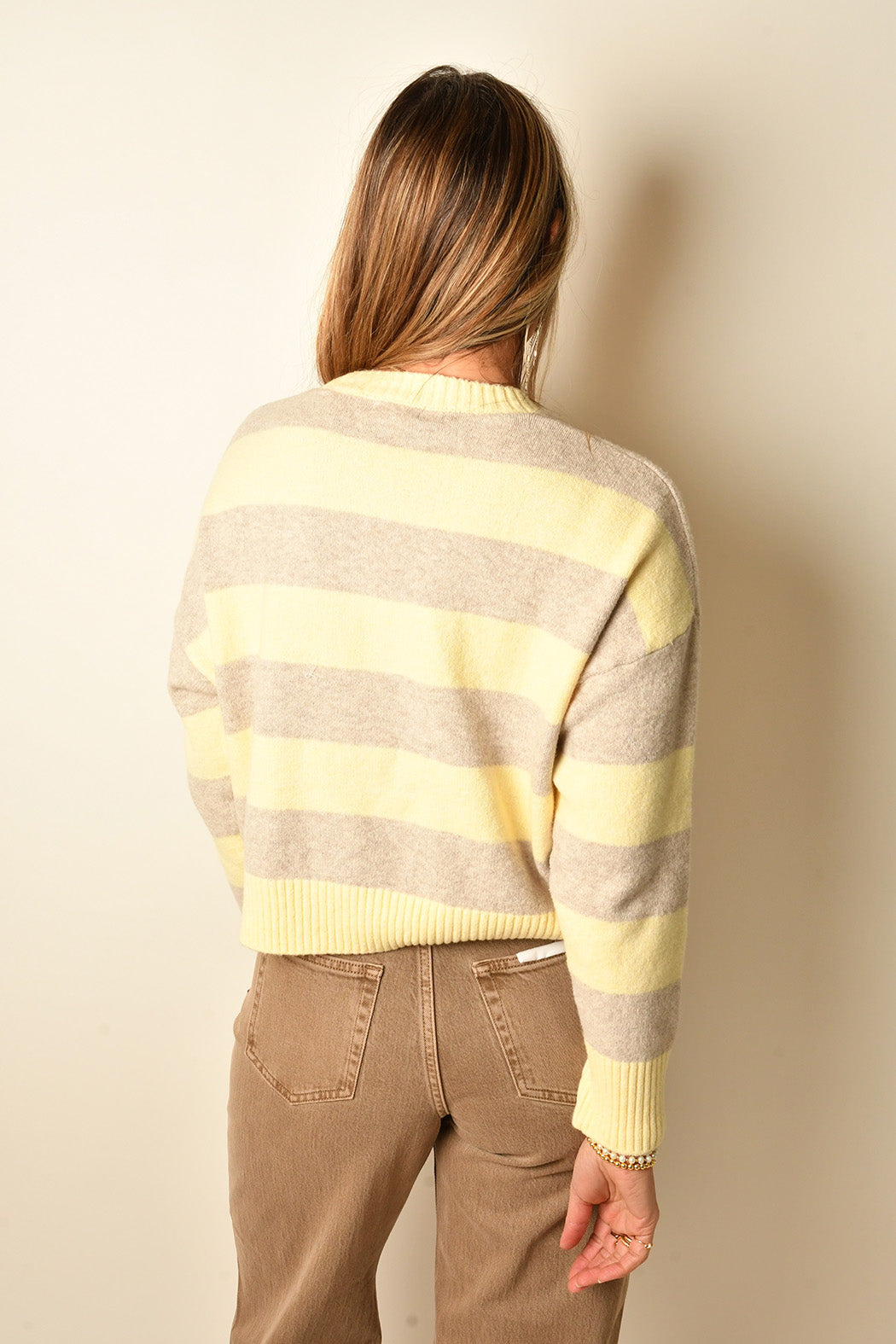 CIRRUS STRIPE SWEATER