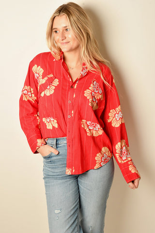 HIDDEN FLOWER CAMO SHIRT 2 colors