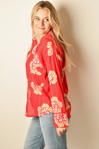 HIDDEN FLOWER CAMO SHIRT 2 colors