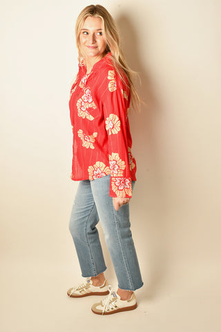 HIDDEN FLOWER CAMO SHIRT 2 colors