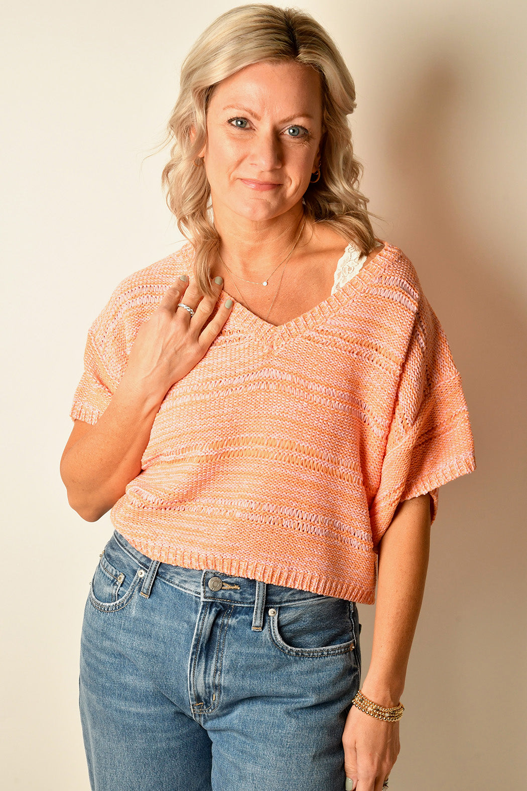 MELANGE RELAXED SWEATER