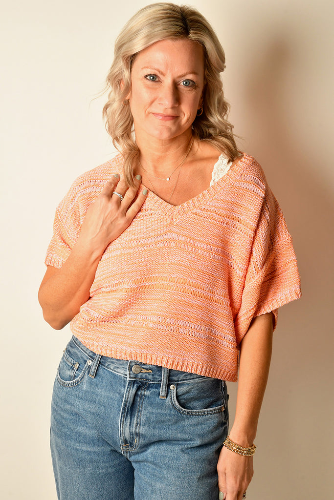 MELANGE RELAXED SWEATER