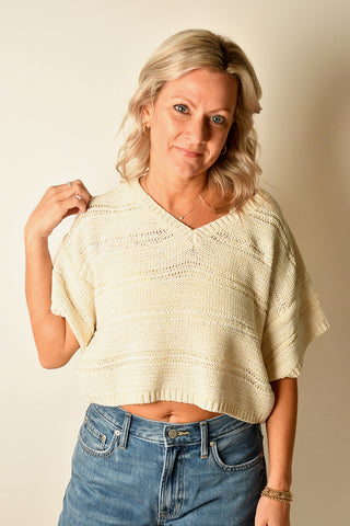 MELANGE RELAXED SWEATER
