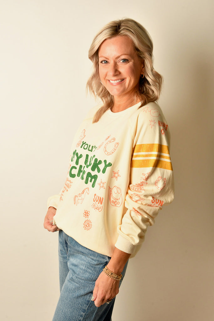 LUCKY CHARM TERRY TEE