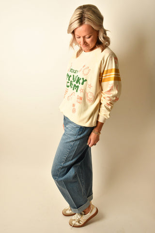 LUCKY CHARM TERRY TEE