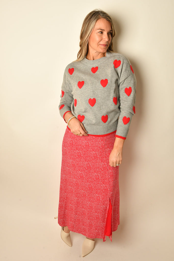 VALENTINA HEART SWEATER