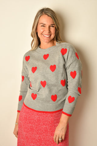 VALENTINA HEART SWEATER