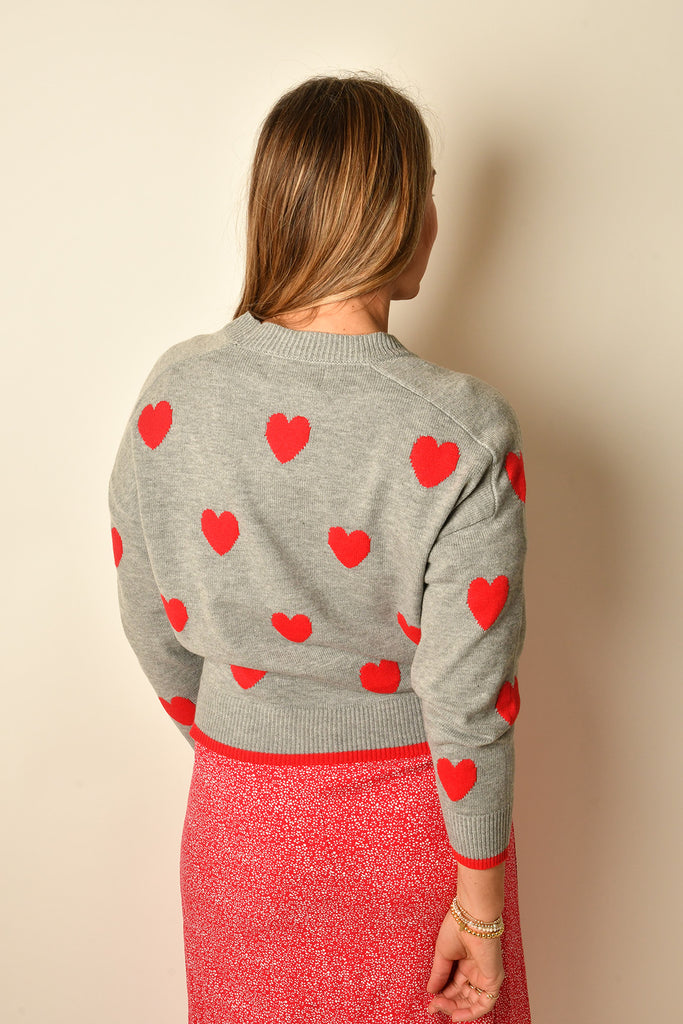 VALENTINA HEART SWEATER