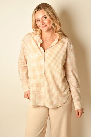 SEAPORT BUTTON UP TOP 2colors