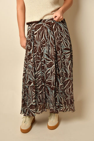 VITORIA ZINN FLORAL MAXI SKIRT