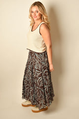 VITORIA ZINN FLORAL MAXI SKIRT
