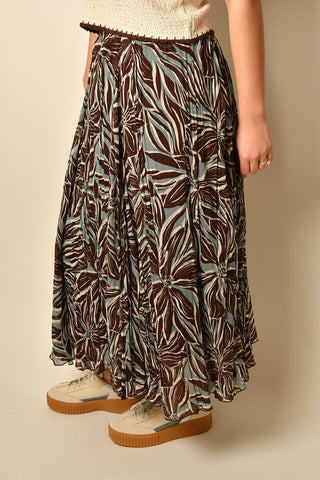 VITORIA ZINN FLORAL MAXI SKIRT