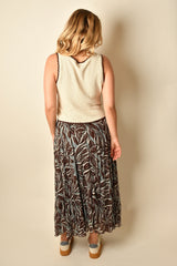 VITORIA ZINN FLORAL MAXI SKIRT