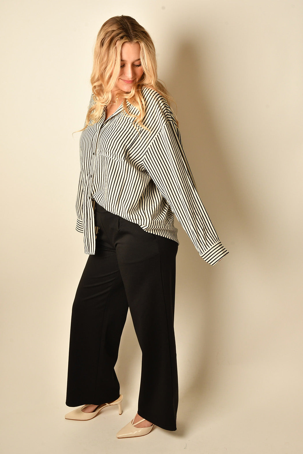 ESTRA STRIPE BLOUSE