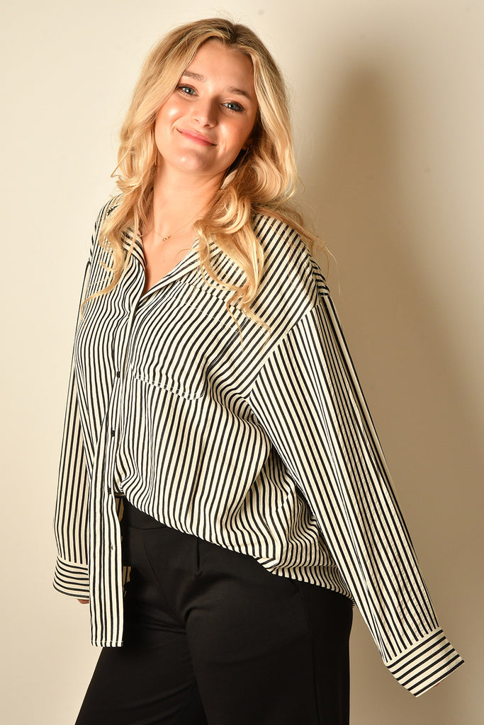 ESTRA STRIPE BLOUSE