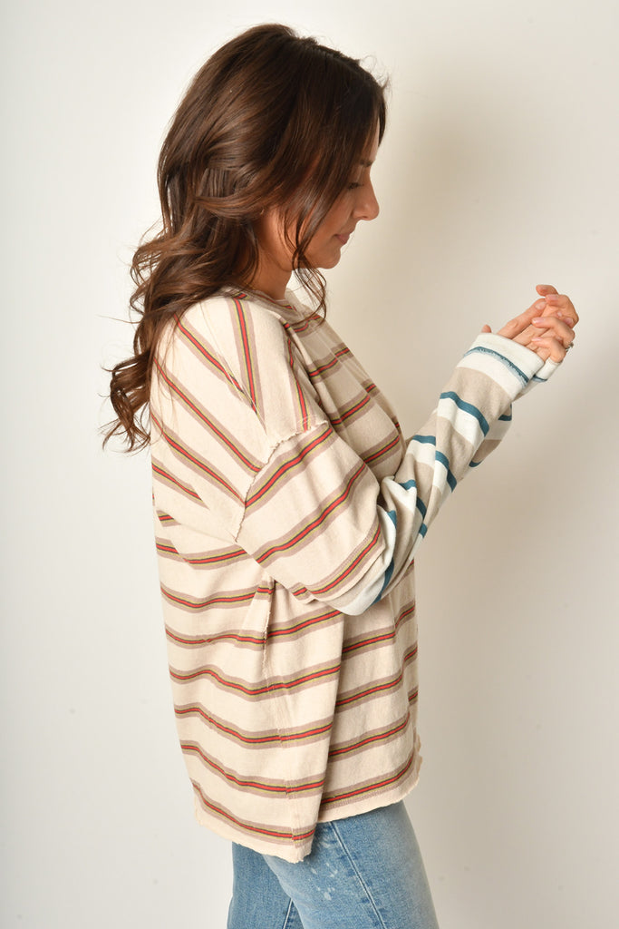 NINA STRIPE LONG SLEEVE