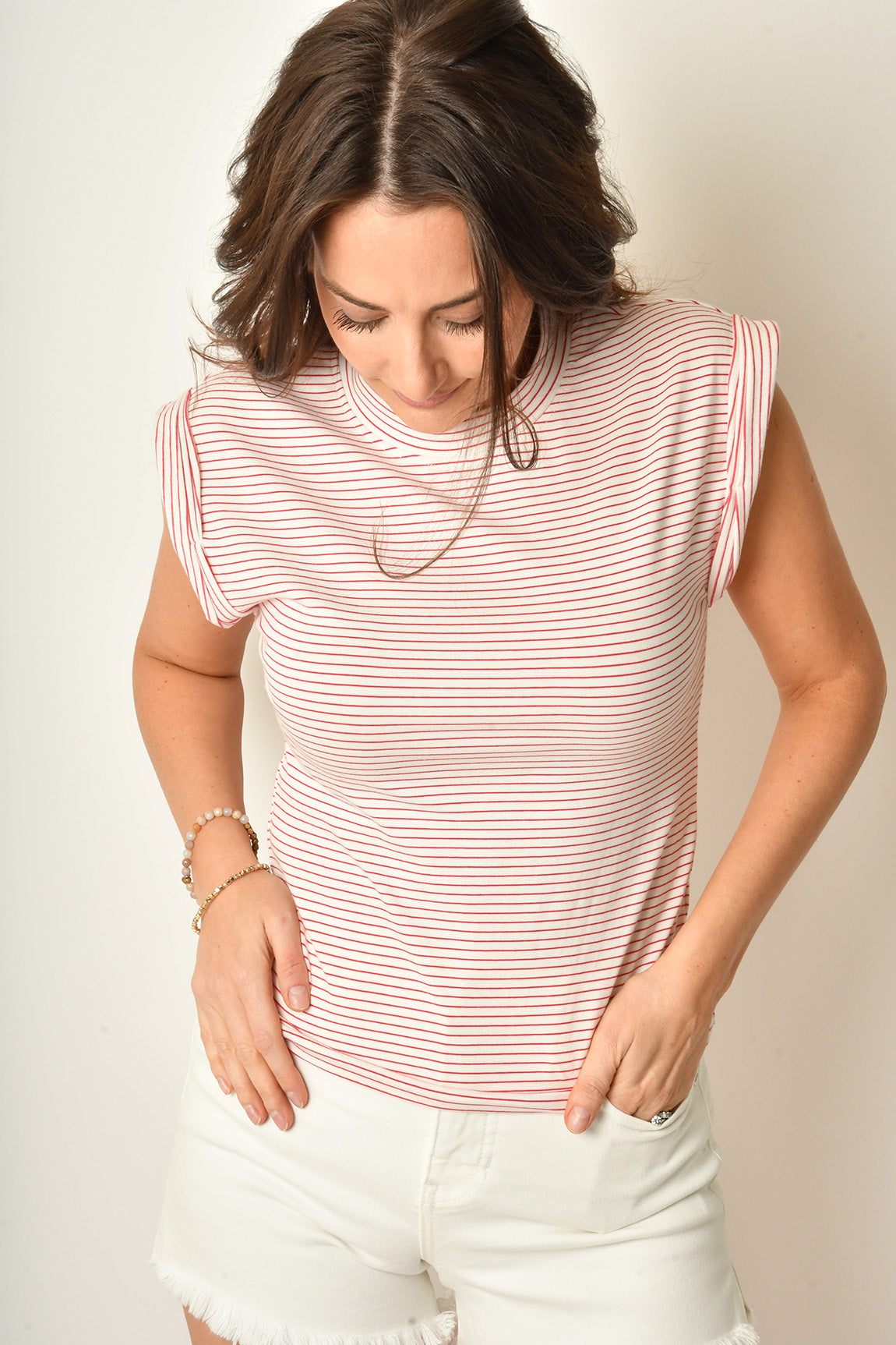 OLIVIA STRIPE TEE