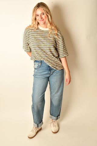 ALL LOVE STRIPE TEE + 2 colors