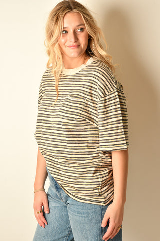 ALL LOVE STRIPE TEE + 2 colors