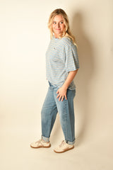 ALL LOVE STRIPE TEE + 2 colors