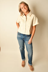 ECRU DENIM SS JACKET