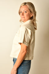 ECRU DENIM SS JACKET