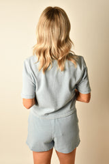 HUNTER KNIT DENIM SHORT