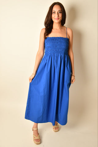 CORNELIA POPLIN MIDI DRESS