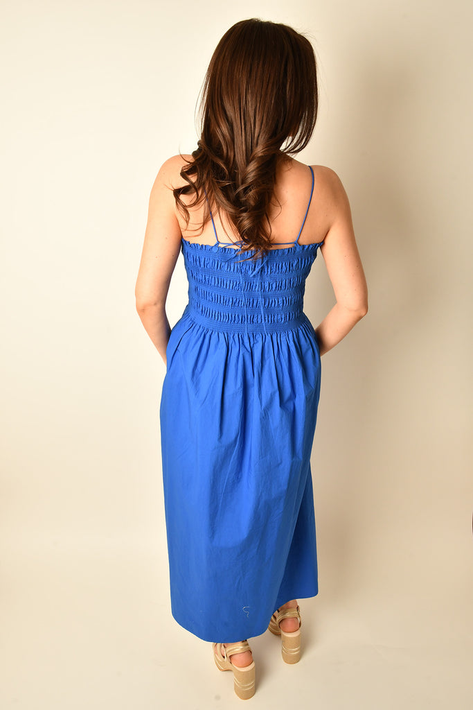 CORNELIA POPLIN MIDI DRESS