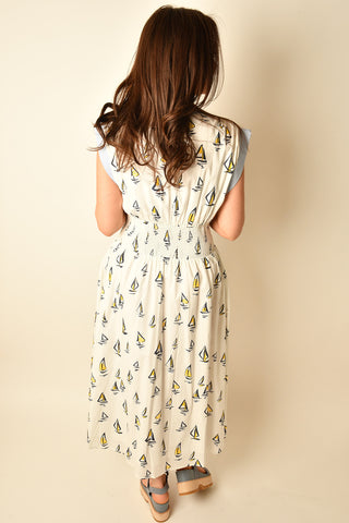 SAILBOAT MIDI DRESS