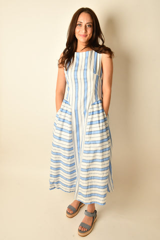 CORSETE WAIST STRIPE MIDI