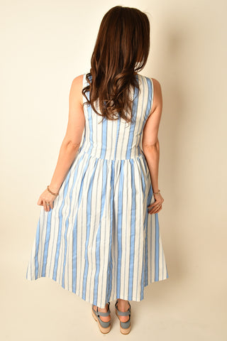CORSETE WAIST STRIPE MIDI