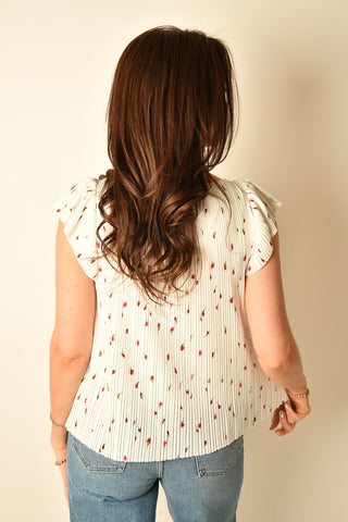 FLUTTER SLV BOAT NECK TOP