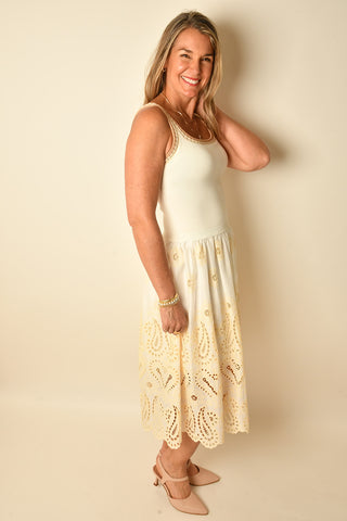 KNIT U NECK TANK DRESS