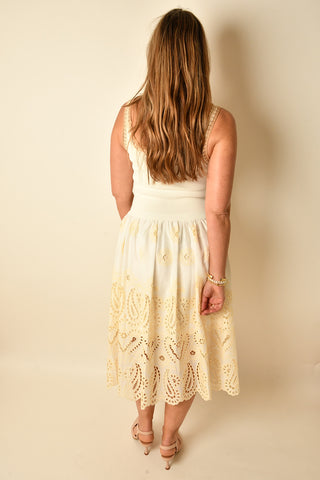 KNIT U NECK TANK DRESS