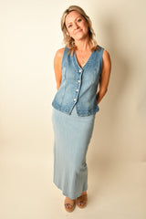 PORTO DENIM VEST