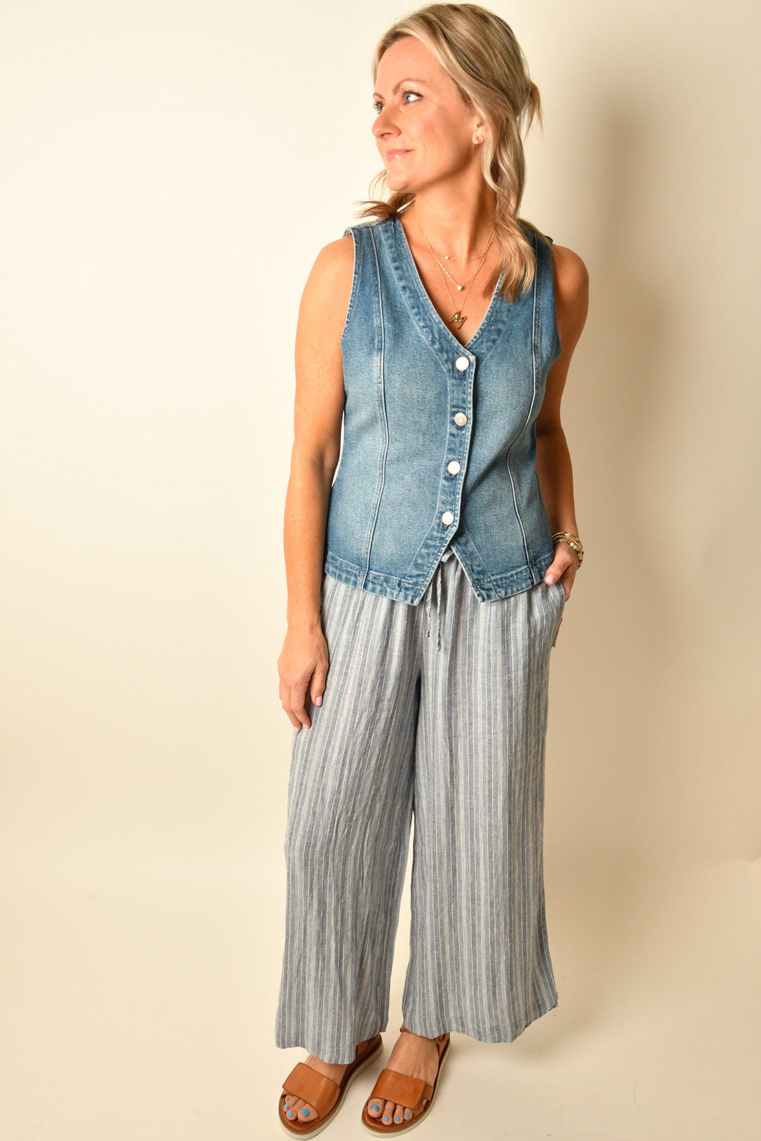 PERFECT STRIPE PANT + color