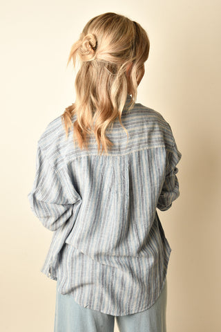 PERFECT STRIPED BTN UP +colors