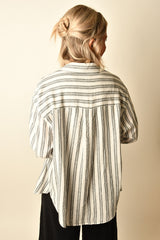 PERFECT STRIPED BTN UP +colors