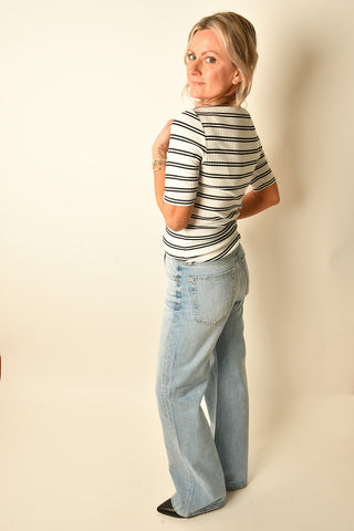 BOATNECK RIBBED TOP