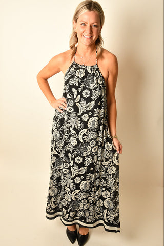 VIENTO LUZ FLORAL MIDI