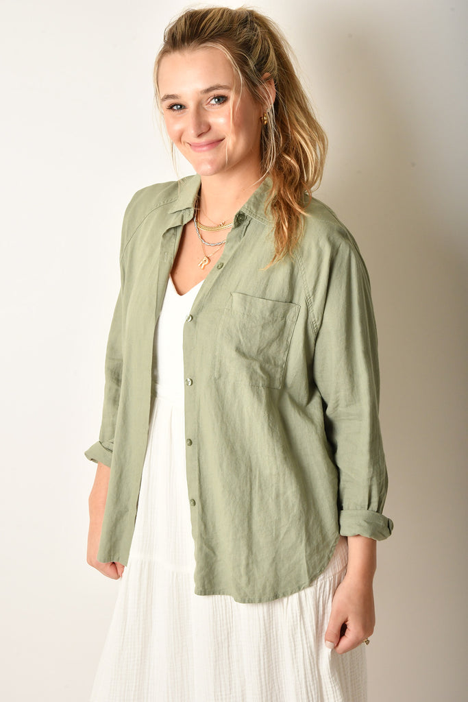 THE PERFECT LINEN TOP