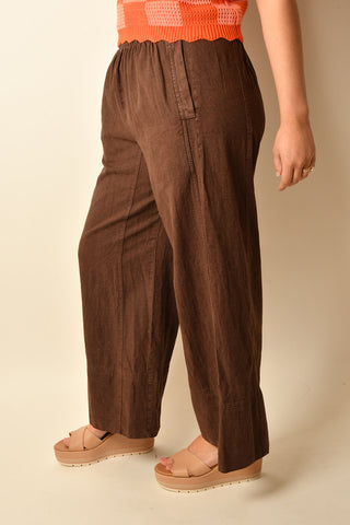 DAYS END LINEN PULL ON PANT