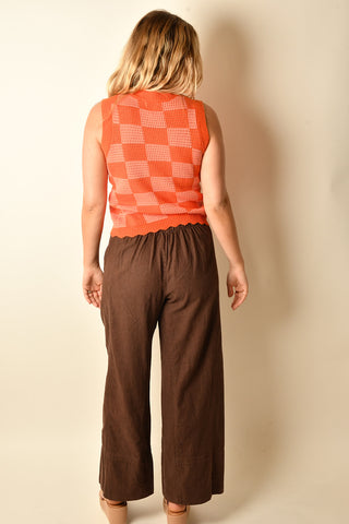 DAYS END LINEN PULL ON PANT