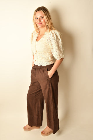 SCALLOPED SUMMER CARDIGAN
