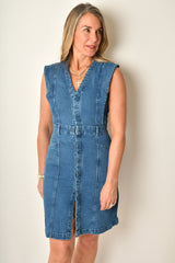 CALLY DENIM DRESS