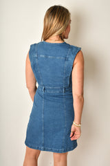 CALLY DENIM DRESS