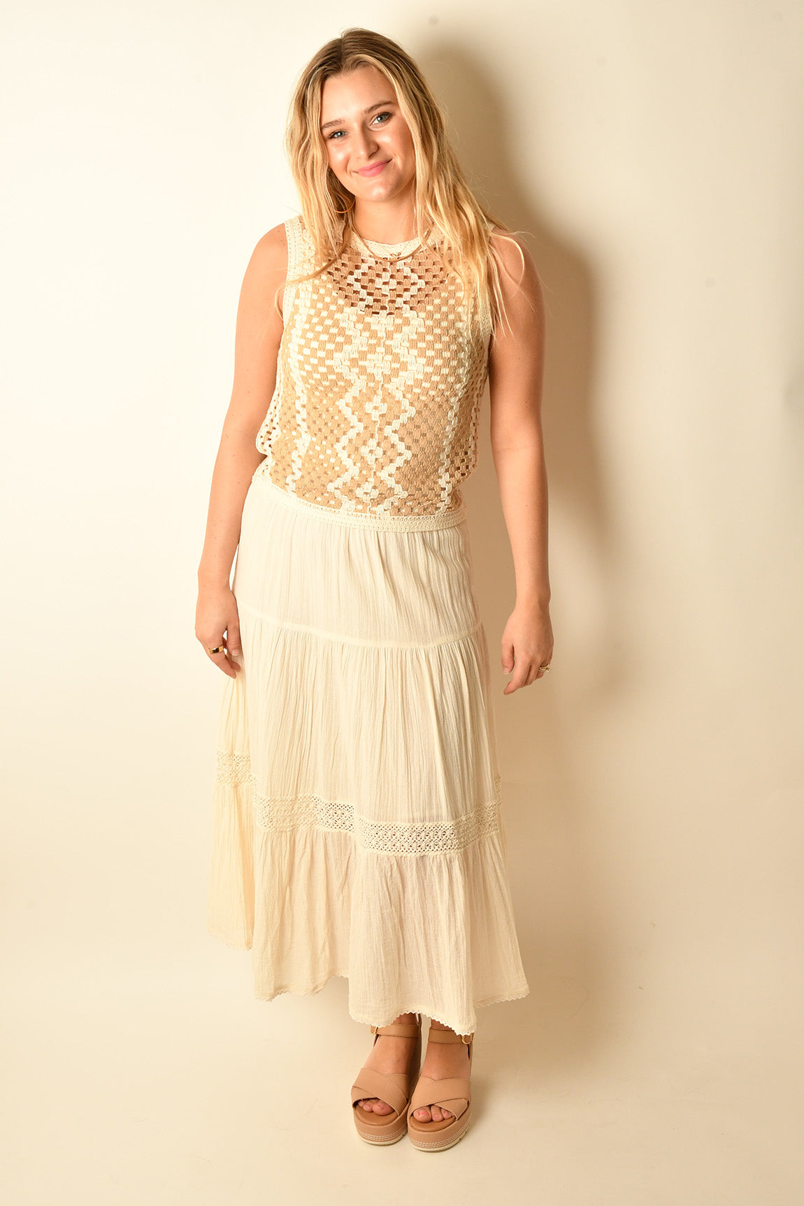 LUNA BOHO MAXI SKIRT