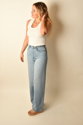 JAMES HR WIDE LEG GOLD CHAIN