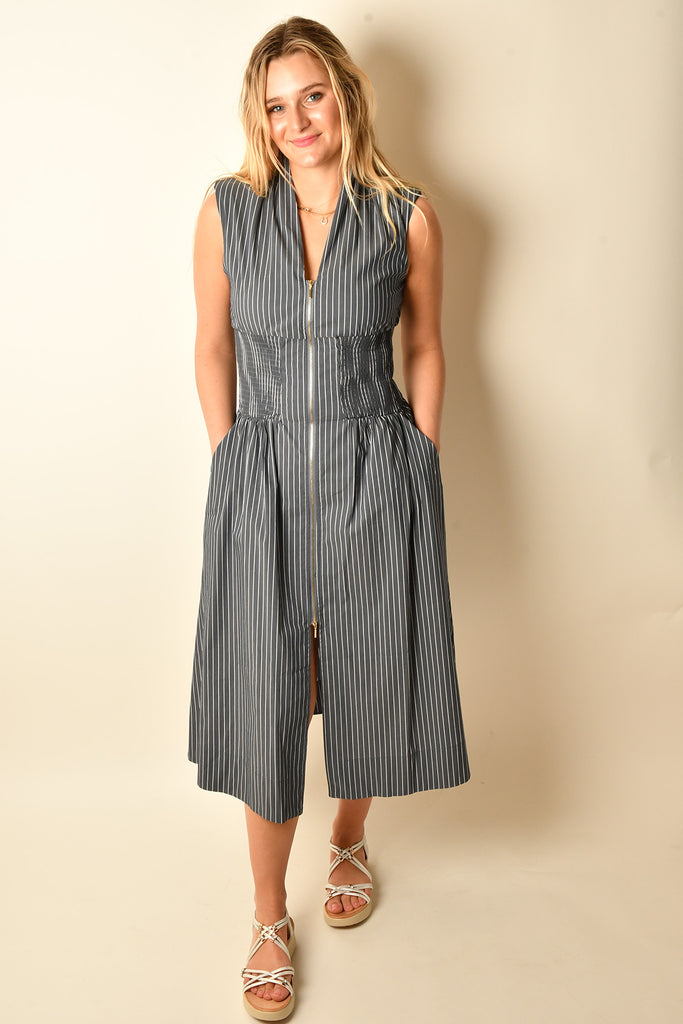 SKYE ZIP FRONT DRESS